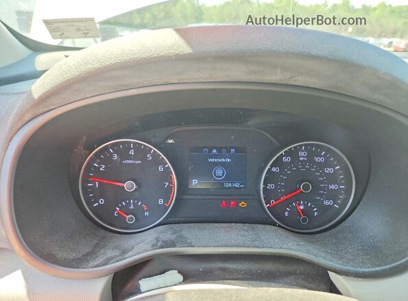 KNDPNCAC1N7007287 2022 KIA SPORTAGE Gray Вид щитка приладів