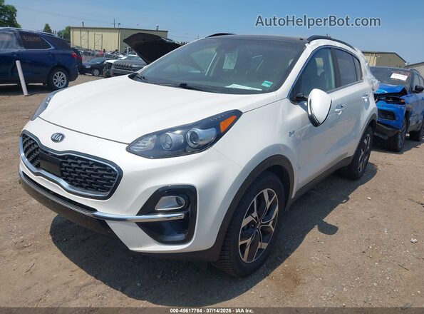 KNDPNCAC1N7990374 2022 KIA SPORTAGE Белый Передняя левая четверть