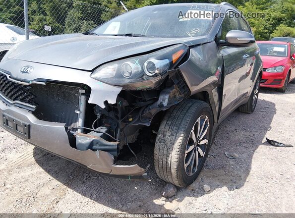 KNDPNCAC2J7462742 2018 KIA SPORTAGE Gray Դիմացի տեսք