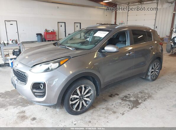 KNDPNCAC3H7220598 2017 KIA SPORTAGE Gray Front left