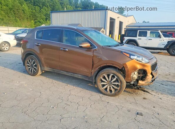 KNDPNCAC3J7367624 2018 KIA SPORTAGE Brown წინა მარჯვენა