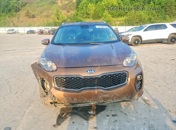 KNDPNCAC3J7367624 2018 KIA SPORTAGE Brown წინა ხედი