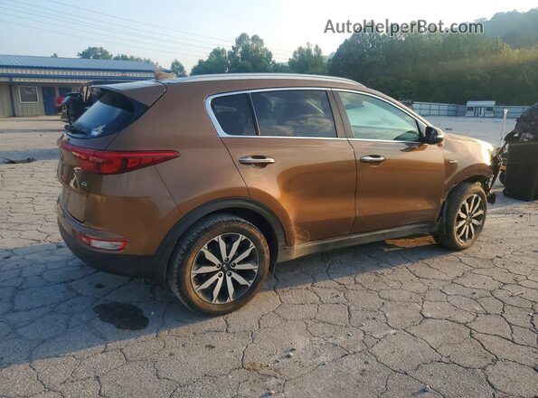 KNDPNCAC3J7367624 2018 KIA SPORTAGE Brown უკანა მარჯვენა