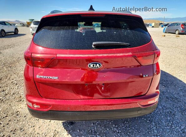KNDPNCAC3K7600919 2019 KIA SPORTAGE Maroon Հետևի տեսք