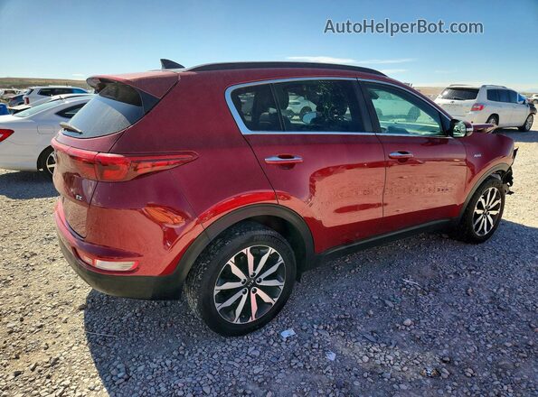KNDPNCAC3K7600919 2019 KIA SPORTAGE Maroon Հետևի աջ