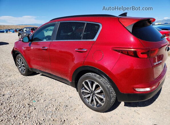 KNDPNCAC3K7600919 2019 KIA SPORTAGE Maroon Հետևի ձախ