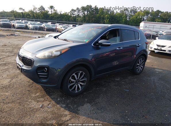 KNDPNCAC4H7254534 2017 KIA SPORTAGE Gray Vista tres cuartos delantera izquierda