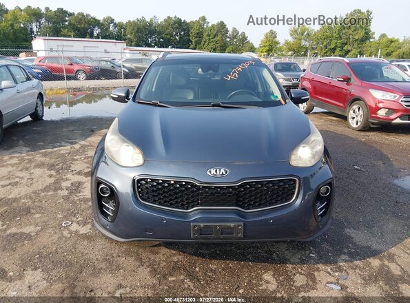 KNDPNCAC4H7254534 2017 KIA SPORTAGE Gray Vista del cuadro de instrumentos