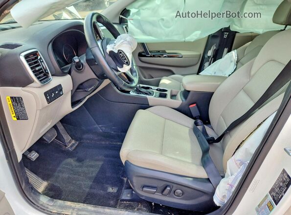 KNDPNCAC4N7983452 2022 KIA SPORTAGE Белый Вид салона спереди