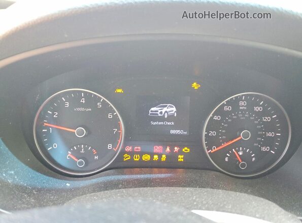 KNDPNCAC4N7983452 2022 KIA SPORTAGE Белый Вид щитка приборов