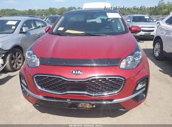 KNDPNCAC4N7986755 2022 KIA SPORTAGE Red წინა პანელის ხედი