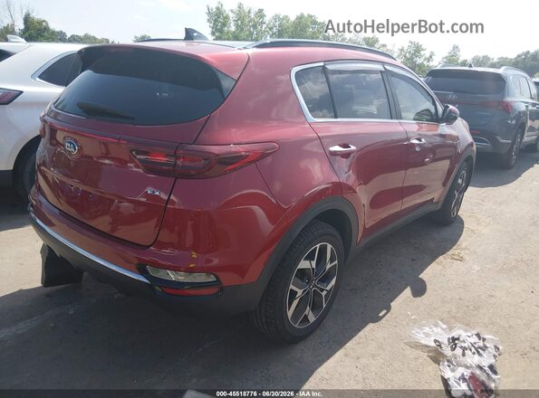 KNDPNCAC4N7986755 2022 KIA SPORTAGE Red უკანა მარჯვენა
