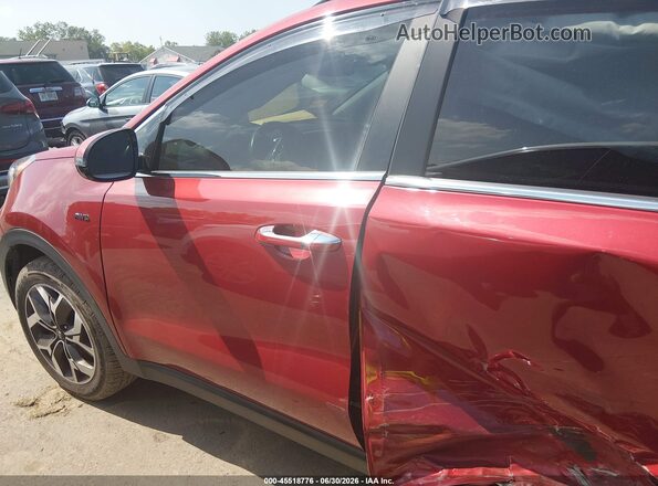 KNDPNCAC4N7986755 2022 KIA SPORTAGE Red უკანა სალონის ხედი