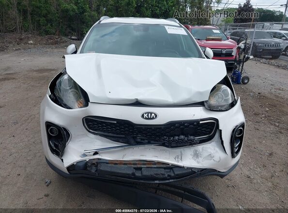 KNDPNCAC5H7037669 2017 KIA SPORTAGE White Սարքավորումների վահանակի տեսք