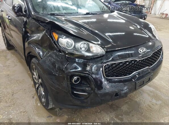 KNDPNCAC5J7436135 2018 KIA SPORTAGE Черный Вид спереди