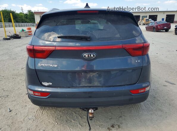 KNDPNCAC6H7271044 2017 KIA SPORTAGE Blue Widok z tyłu