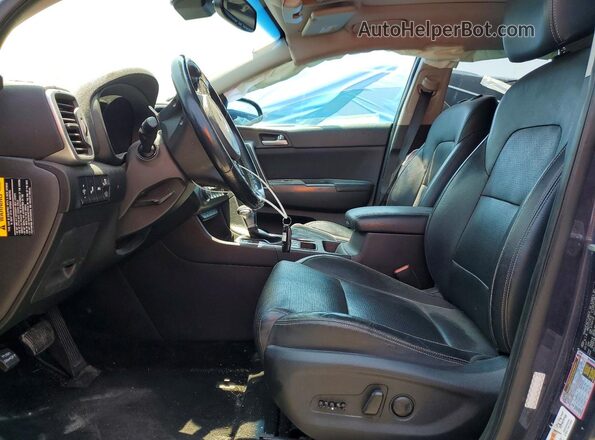 KNDPNCAC6H7271044 2017 KIA SPORTAGE Blue Widok wnętrza z przodu