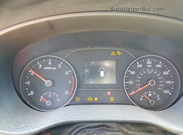 KNDPNCAC6H7271044 2017 KIA SPORTAGE Blue Widok zestawu wskaźników