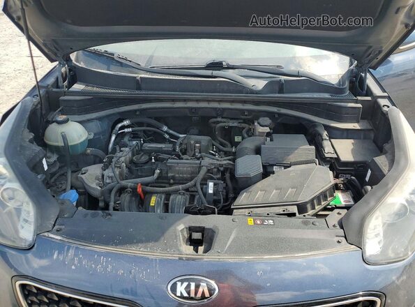 KNDPNCAC6H7271044 2017 KIA SPORTAGE Blue Widok komory silnika