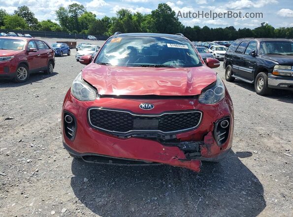 KNDPNCAC6J7388385 2018 KIA SPORTAGE Red Widok z przodu