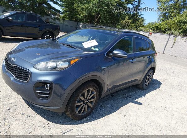 KNDPNCAC6K7519364 2019 KIA SPORTAGE Blue Vista tres cuartos delantera izquierda
