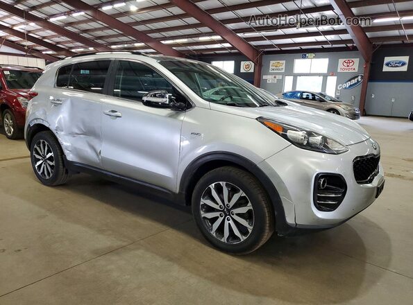 KNDPNCAC6K7533524 2019 KIA SPORTAGE Серебряный Передняя правая четверть