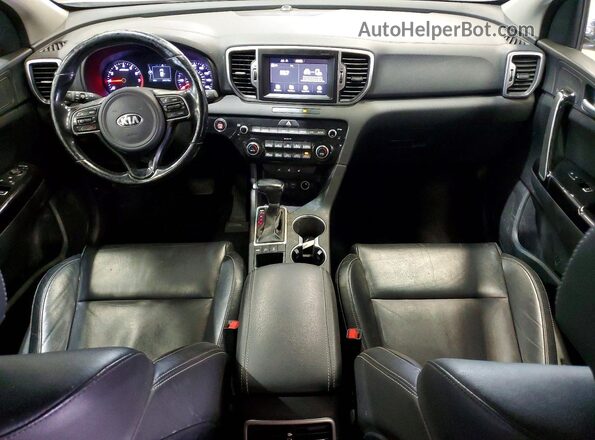 KNDPNCAC6K7533524 2019 KIA SPORTAGE Серебряный Вид панели приборов