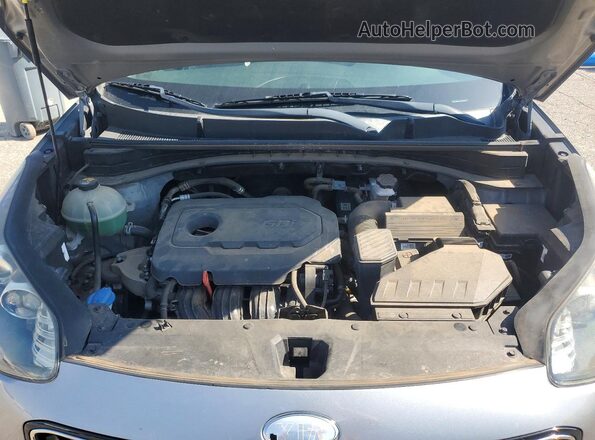 KNDPNCAC7K7583199 2019 KIA SPORTAGE Silver Widok komory silnika