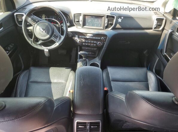 KNDPNCAC7K7583199 2019 KIA SPORTAGE Silver Widok deski rozdzielczej