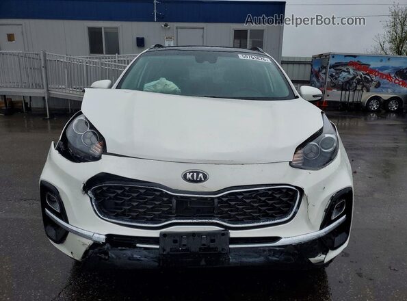 KNDPNCAC7M7846083 2021 KIA SPORTAGE White Front view