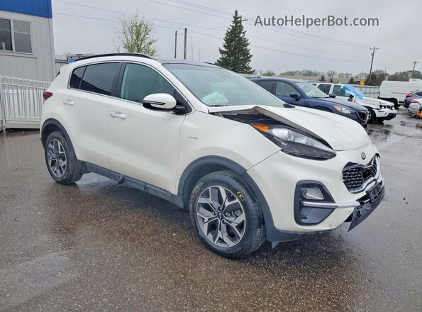KNDPNCAC7M7846083 2021 KIA SPORTAGE White Front right