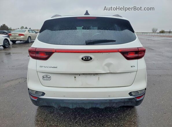 KNDPNCAC7M7846083 2021 KIA SPORTAGE White Rear view