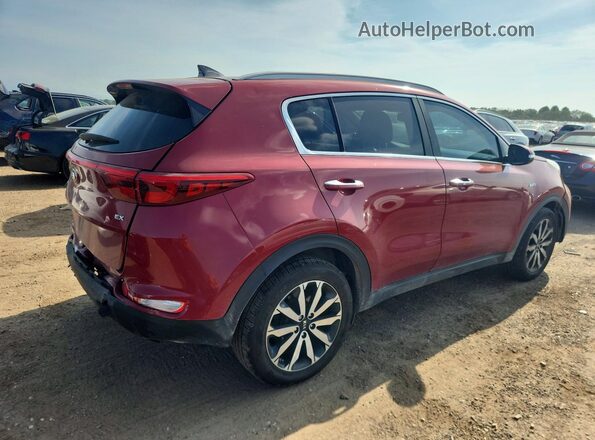 KNDPNCAC8H7167722 2017 KIA SPORTAGE Red Trasero derecho