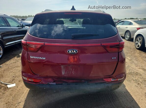 KNDPNCAC8H7167722 2017 KIA SPORTAGE Red Vista trasera