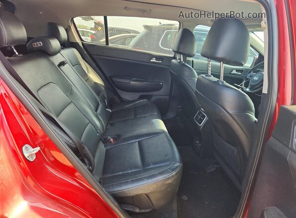 KNDPNCAC8H7167722 2017 KIA SPORTAGE Red Vista de los asientos traseros