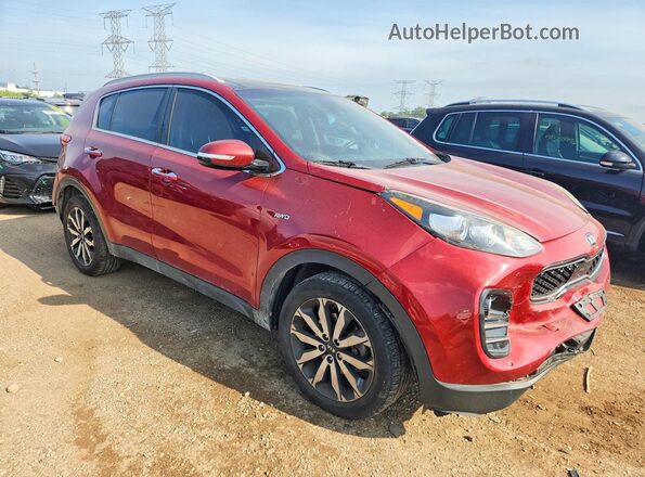 KNDPNCAC8H7167722 2017 KIA SPORTAGE Red Delantero derecho