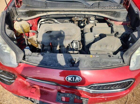 KNDPNCAC8H7167722 2017 KIA SPORTAGE Red Vista interior trasera