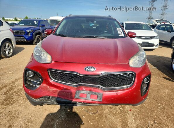 KNDPNCAC8H7167722 2017 KIA SPORTAGE Red Vista frontal