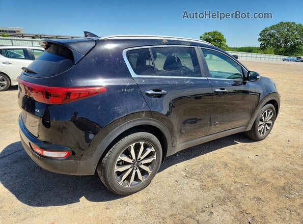 KNDPNCAC8J7355694 2018 KIA SPORTAGE Black უკანა მარჯვენა