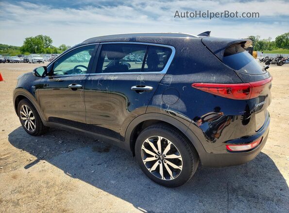 KNDPNCAC8J7355694 2018 KIA SPORTAGE Black უკანა მარცხენა