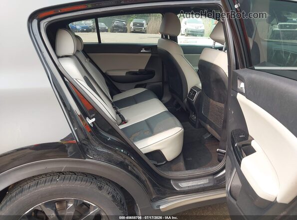 KNDPNCAC8K7604979 2019 KIA SPORTAGE Black VIN კოდის სტიკერის ხედი