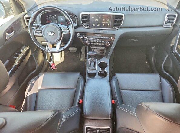 KNDPNCAC8M7871476 2021 KIA SPORTAGE Silver წინა პანელის ხედი