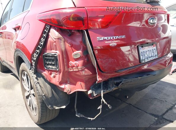 KNDPNCAC9H7053499 2017 KIA SPORTAGE Red Vista frontal