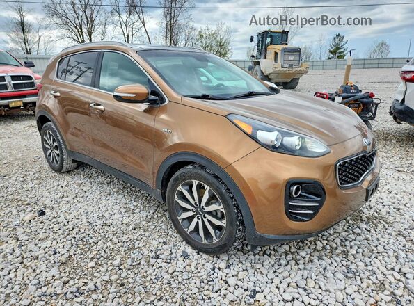 KNDPNCAC9H7108534 2017 KIA SPORTAGE Tan Przód prawy