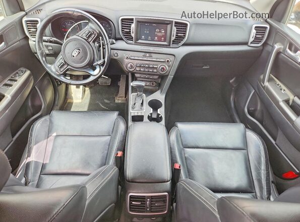 KNDPNCAC9H7108534 2017 KIA SPORTAGE Tan Widok deski rozdzielczej