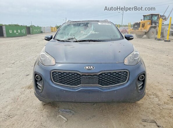 KNDPNCAC9H7267246 2017 KIA SPORTAGE Blue Widok z przodu