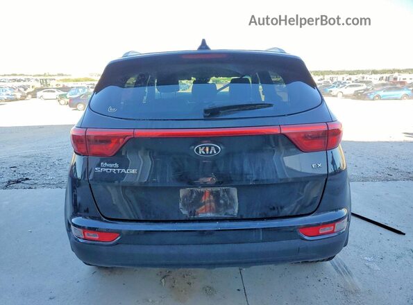 KNDPNCACXH7069324 2017 KIA SPORTAGE Black Rear view