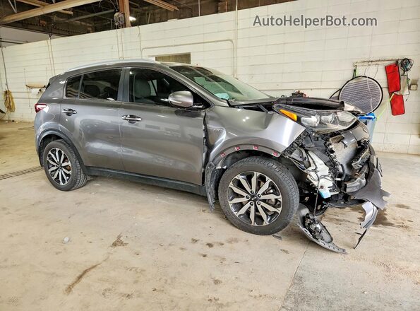 KNDPNCACXJ7390253 2018 KIA SPORTAGE Charcoal Առջևի աջ