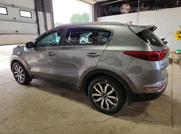 KNDPNCACXJ7390253 2018 KIA SPORTAGE Charcoal Հետևի ձախ