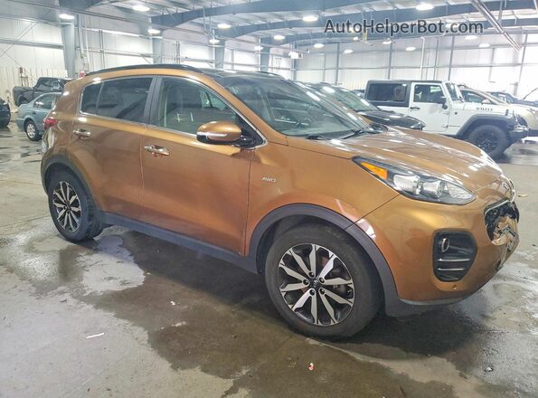 KNDPNCACXJ7488845 2018 KIA SPORTAGE Tan Delantero derecho